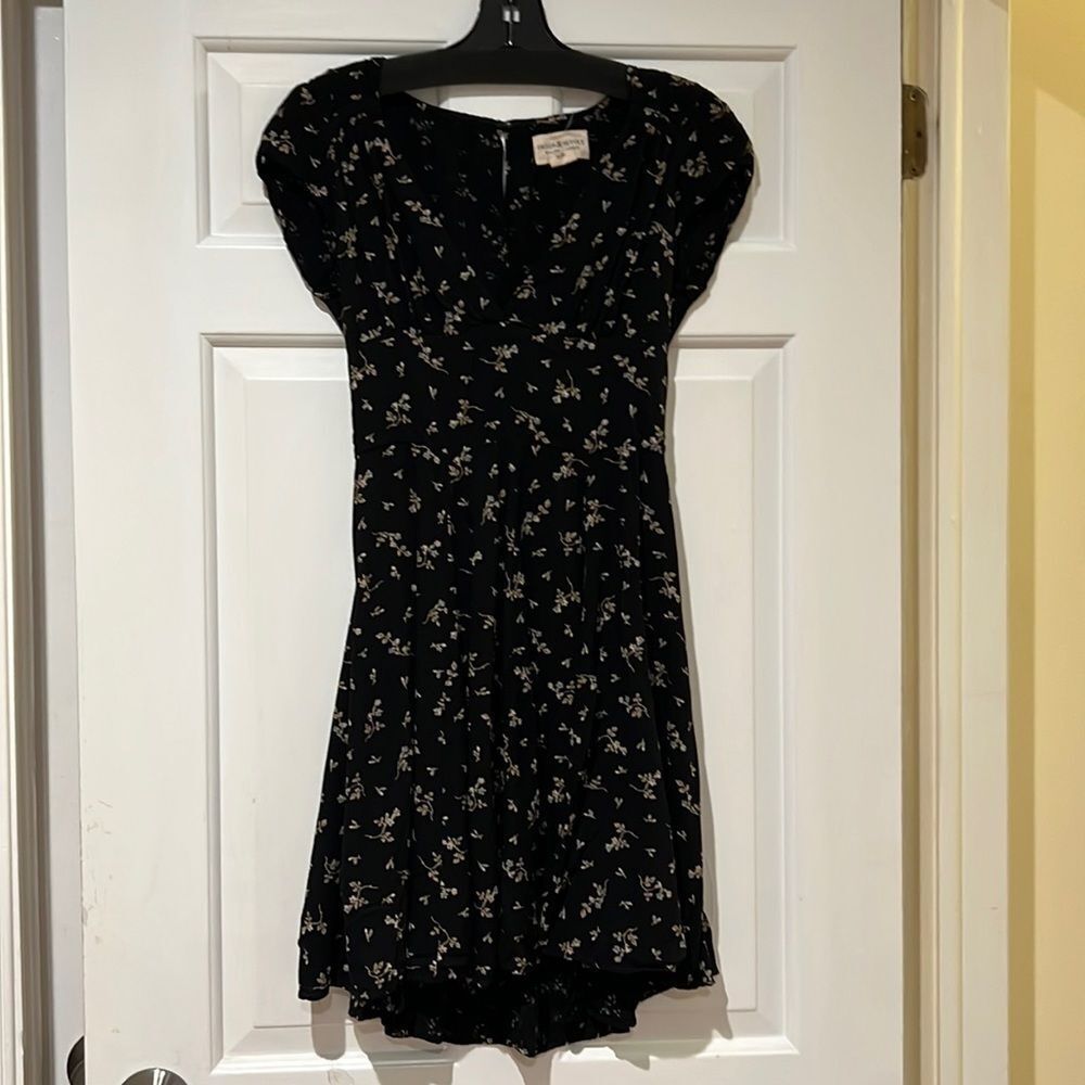 Ralph Lauren Denim & Supply floral cap sleeve dress with ack cut outs